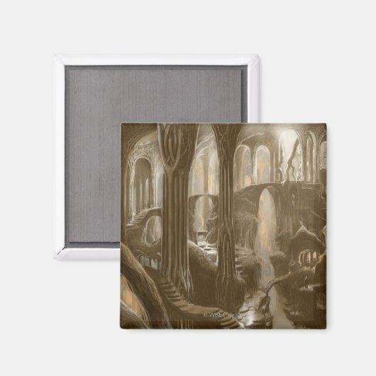 Woodland Realm-concept Magneet (Voorkant / Achterkant)