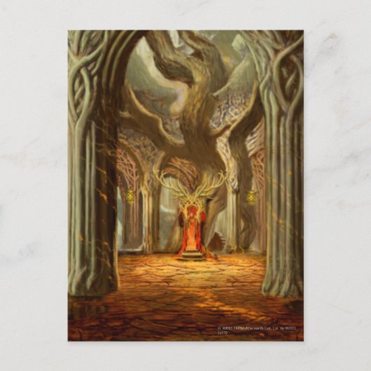 Woodland Realm Throne Room Concept Briefkaart (Voorkant)