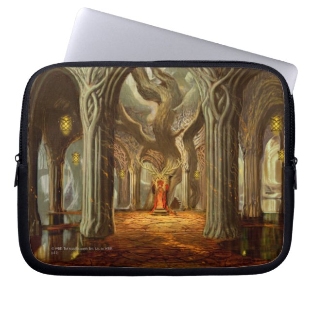 Woodland Realm Throne Room Concept Laptop Sleeve (Voorkant)