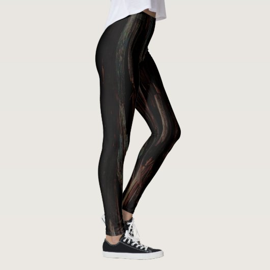 Woodland Red Tree Bark Leggings 2 (Rechts)