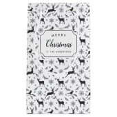 Woodland Reindeer Personalized Holiday Klein Cadeauzakje (Voorkant)