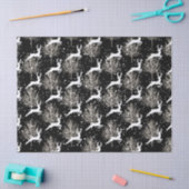 Woodland Rendier - Zwart Tissuepapier (Craft)