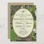 Woodland repetitie diner kaart (Voorkant / Achterkant)