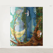 Woodland Riverside Children's Room Wandkleed (Voorkant)