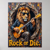 Woodland Roar: de ziel van de leeuw Poster (Voorkant)