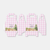 Woodland Roze Baby Meisje Douche Bedankdoosjes (Uitgevouwen)