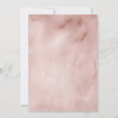 Woodland Roze Boho Pompoen Meisje 1e Verjaardag Kaart (Achterkant)