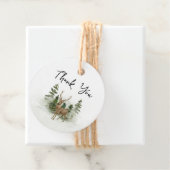 Woodland Rustic Baby shower Bedankjes Labels (In situ)