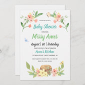 Woodland Rustic Baby shower Sprinkle (Voorkant / Achterkant)