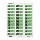 Woodland Rustic Black Raven Etiket (Full Sheet)