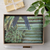 Woodland Rustic Black Raven Tissuepapier (Geschenk)