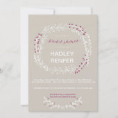 Woodland Rustic Bridal Shower Kaart (Voorkant)