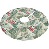 Woodland rustieke land kerst schattig gezellig kerstboom rok (Gekanteld)