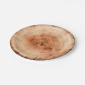 Woodland Rustieke Waterverf Snijboomgraan Papieren Bordje (Gekanteld)