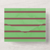 Woodland Safari Animals Baby shower All In One Uitnodiging (Achterkant)