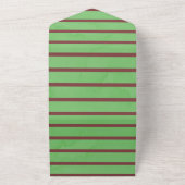 Woodland Safari Animals Baby shower All In One Uitnodiging (Buitenkant)