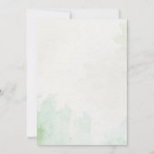 Woodland Safari Baby shower Kaart (Achterkant)