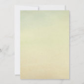 Woodland Safari Fox Moeder en Baby Baby shower Kaart (Achterkant)