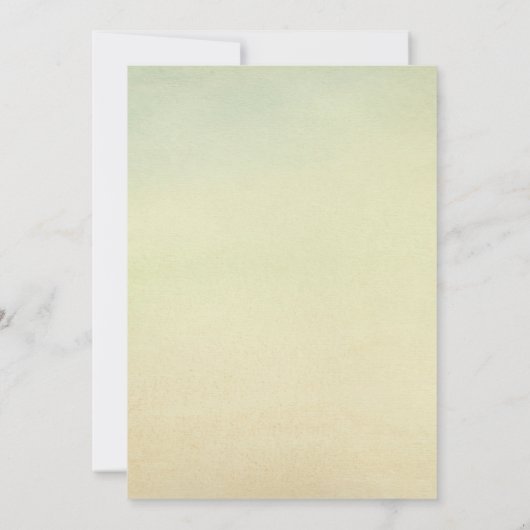 Woodland Safari Fox Moeder en Baby Baby shower Kaart (Achterkant)