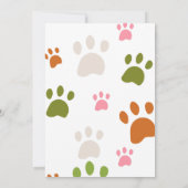 Woodland Safari Theme Baby shower Hartelijk dank Kaart (Achterkant)