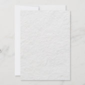 Woodland Safari Zoo Animal Baby shower Invitation Kaart (Achterkant)