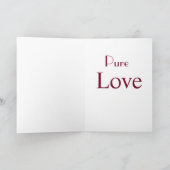 Woodland Santa - geschenk van pure liefde Kaart (Binnen)