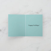 Woodland Santa kerstvakantie Kaart (Binnen)