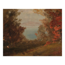 Woodland Scene in de herfst Hudson of Maine 1860 A