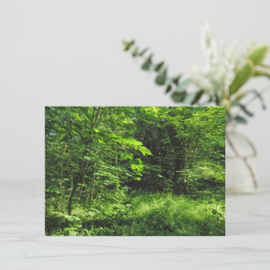Woodland Scene Kaart (Staand voorkant)