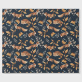 Woodland Scene Seamless Patronen Cadeaupapier (Vlak)