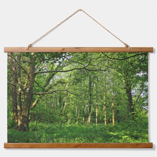 Woodland Scene. Zwarte Bossen, Cardiff Hangend Wandkleed (Voorkant)