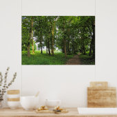 Woodland Scene. Zwarte Bossen, Cardiff Poster (Keuken)