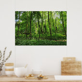 Woodland Scene. Zwarte Bossen, Cardiff Poster (Keuken)