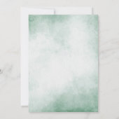 Woodland Schattige Elephand Baby shower Kaart (Achterkant)