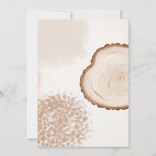 Woodland Schattige Knuffelbeesten Baby shower Kaart (Achterkant)