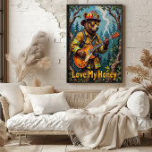 Woodland Serenade: Beren hoge noten Poster