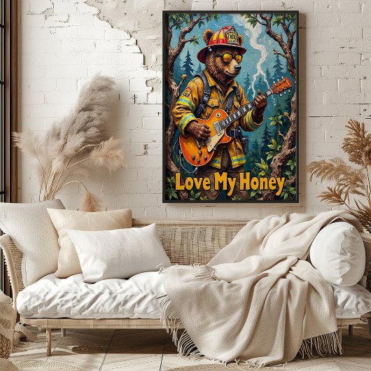 Woodland Serenade: Beren hoge noten Poster