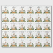 Woodland Sheep Welcome Baby Cadeaupapier (Vlak)