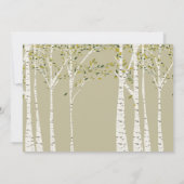 Woodland Shower - Forest Animals thema Baby Showe Kaart (Achterkant)