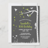 Woodland Silhouette Scenery Kaart (Voorkant)