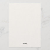 Woodland Sketched Allover Print Baby Shower Kaart (Achterkant)