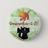 Woodland Skunk Button (Voorkant)