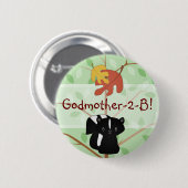 Woodland Skunk Button (Voorkant /achterkant)