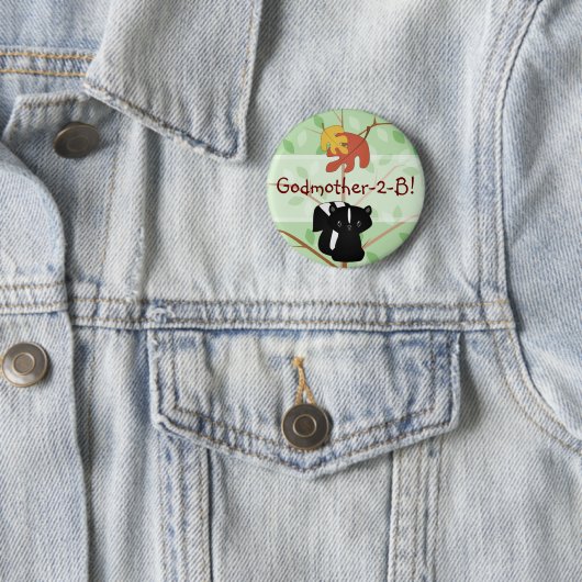 Woodland Skunk Button (In situ)