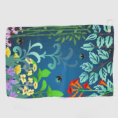 Woodland Skunk Foliage Golfhanddoek (Horizontaal)