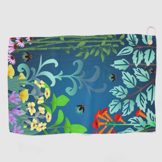 Woodland Skunk Foliage Golfhanddoek (Horizontaal)