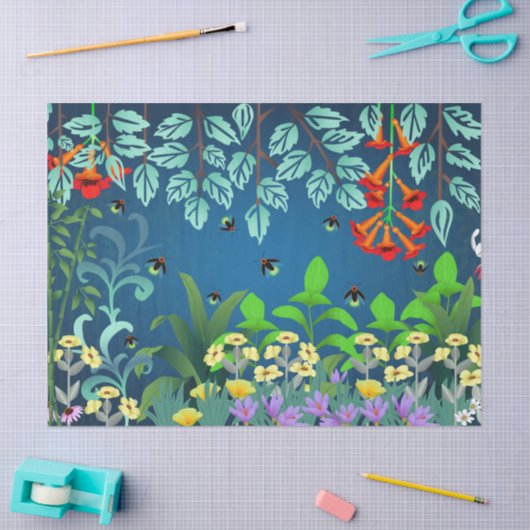 Woodland Skunk Foliage Tissuepapier (Craft)