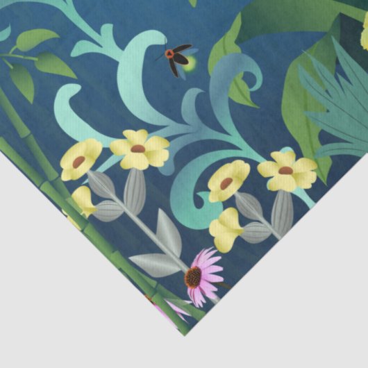 Woodland Skunk Foliage Tissuepapier (Detail)