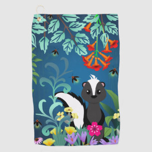 Woodland Skunk Golfhanddoek