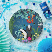Woodland Skunk Papieren Bordje (Feest)